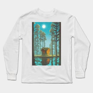 Quiet Home in the Forest Long Sleeve T-Shirt